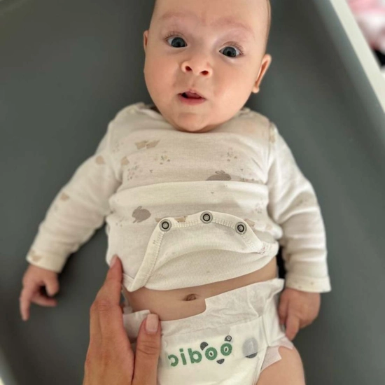 Bambiboo Einwegwindeln mit Bambusfaser für Babys, Gr. 2 Mini (3-8kg) 25 Stk.