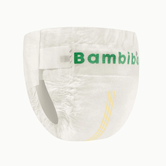 Set 8 x 18 Stk - Bambiboo Einwegwindeln mit Bambusfaser für Kinder, Größe 4 Maxi (9-14 kg)