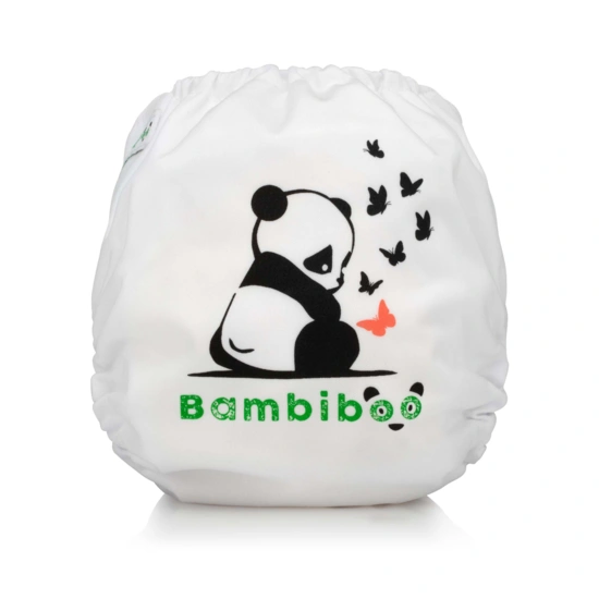 Zestaw 6 pieluszek wielorazowych z 12 wkładami z bambusem oraz wet bag