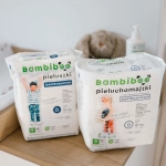 Set 8 x 15 Stk - Bambiboo Einwegwindeln mit Bambusfaser für Kinder, Größe 6 XXL (15+ kg)