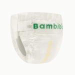 Set 8 x 15 Stk - Bambiboo Einwegwindeln mit Bambusfaser für Kinder, Größe 6 XXL (15+ kg)